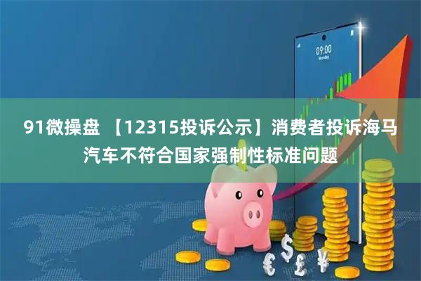 91微操盘 【12315投诉公示】消费者投诉海马汽车不符合国家强制性标准问题