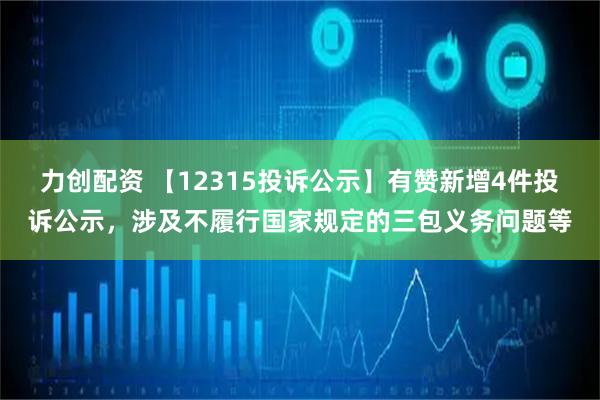 力创配资 【12315投诉公示】有赞新增4件投诉公示，涉及不履行国家规定的三包义务问题等