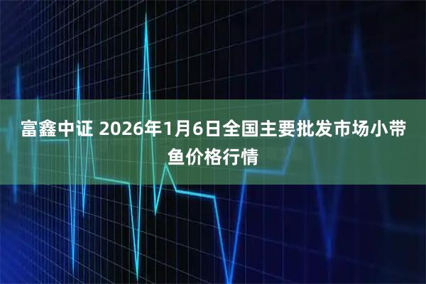 富鑫中证 2026年1月6日全国主要批发市场小带鱼价格行情